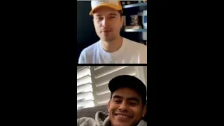 Ronen Rubinstein Instagram Live With Julian Works - January 22, 2023.