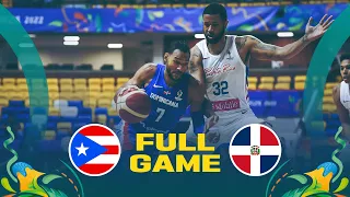 Puerto Rico v Dominican Republic | Full Basketball Game | FIBA AmeriCup 2022