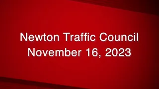 Newton Traffic Council - November 16, 2023