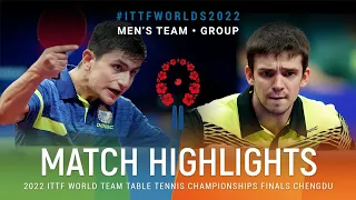 Highlights | Shokhrukh Iskandarov (UZB) vs Kirill Gerassimenko (KAZ) | MT Grps | #ITTFWorlds2022