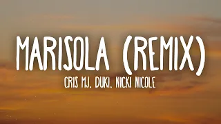 MARISOLA REMIX - CRIS MJ x STANDLY x NICKI NICOLE x DUKI (Letra/Lyrics)