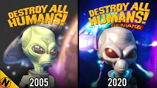 Destroy All Humans Remake vs Original | Direct Comparison