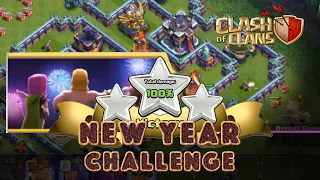Get 3 Star the Happy New Year 2023 Challenge Clash of Clans