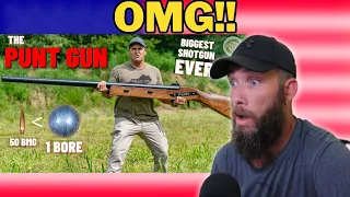 South African Reacts to THE PUNT GUN,The Biggest Shotgun EVER