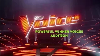 MOST POWERFUL WINNER VOICES AUDITION | THE VOICE MASTERPIECE
