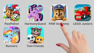 1 PAW Patrol: Rescue World 2 My Little Pony Harmony Quest 3 PAW Patrol Academy 4 LEGO Juniors