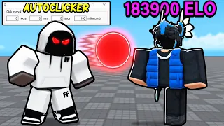 AUTOCLICKER Vs #1 PLAYER In Blade Ball