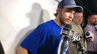 Brayden Point talks after Bolts bounce Bruins