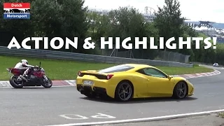 Nürburgring Nordschleife Touristenfahrten 14.08.2016 - Highlights (488 GTB, R8, V8 Vantage etc)