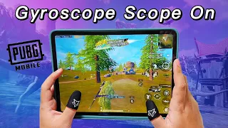 PUBG Mobile iPad Pro M2 Handcam l Gyroscope Scope On