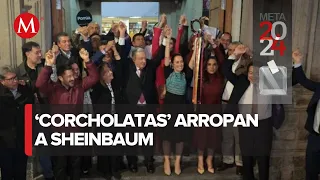 Aparición de corcholatas y dirigentes durante entrega de bastón de mando a Claudia Sheinbaum