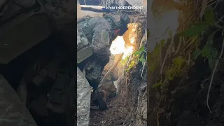 How Ukrainian soldiers practice trench-clearing assaults