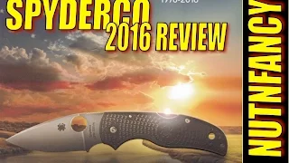 Complete Review of Spyderco 2016 Line by Nutnfancy