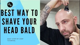 Easy way to shave your head bald