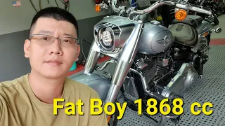 Đã Bán. Khủng long Harley Fat Boy 1868 cc và Forza 750 xe thùng 2022