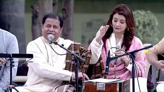 PM Modi listens to Anup Jalota Bhajans at Gandhi Smruti, New Delhi