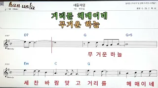 새들처럼/변진섭👍노래 반주, 코드 악보,가라오케💋Karaoke*Sheet Music*Chord*MR