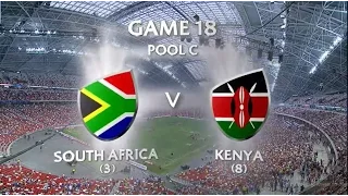South Africa vs Kenya Singapore 7s 2016