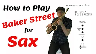 How to Play Baker Street for Alto Saxophone