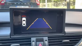 Audi backup camera replacement. Retrofit on Audi A6 c7