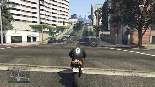 cool GTA backflip on a bike!