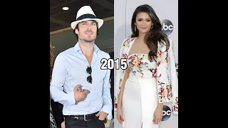 Ian Somerhalder Vs Nina Dobrev Through The Years ✨ #shorts #thenandnow