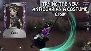 Trying the new Antiquarian A Costume "Crow" - Identity V