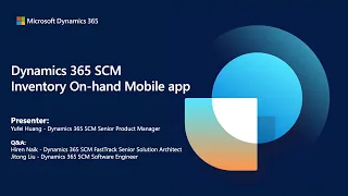 Inventory On-hand mobile app in Dynamics 365 Supply Chain Management | TechTalk