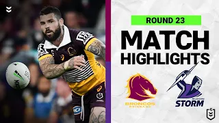 Brisbane Broncos v Melbourne Storm | Match Highlights | Round 23, 2022 | NRL