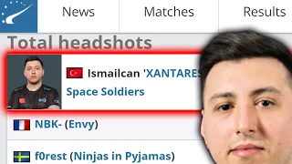 XANTARES HEADSHOT MACHINE - LEADER IN TOTAL HEADSHOTS IN CS:GO PRO HISTORY!