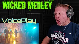 Wicked A Cappella Medley | A Chance To Fly | VoicePlay Ft. Rachel Potter & Emoni Wilkins REACTION