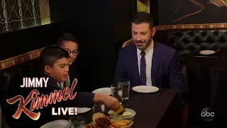 Jimmy Kimmel and His Nephews Eat Insects at The Black Ant in NYC