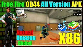 Free Fire OB44 All Version APK | Free Fire APK & OBB Install in Smart Gaga | Bluestacks