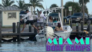 When The Boats a Rockin Don't Come Knocking | Miami Boat Ramps | 79th st | Broncos Guru | Wavy Boats