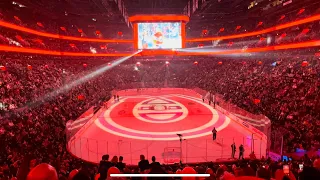 Habs pre game intro 22/23