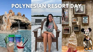 DAY 5 | DISNEY WORLD VLOG! Disney's Polynesian Resort, Pool Day, Trader Sam's, Resort Tour & more! 🌺