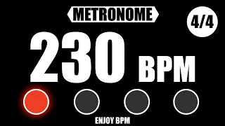 230 BPM 4/4 Metronome
