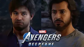 Bruce Banner Argues with Tony Stark in Marvel's Avengers [Deepfake]