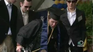 Paralyzed Student, Austin Whitney, Walks at Graduation Explained