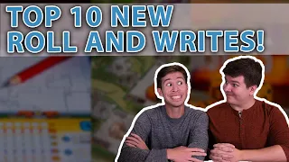 Top 10 New Roll & Write Board Games! | Roll & Write Month REWIND