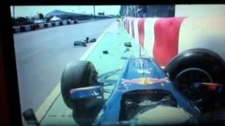 Funny F1 steward falls over