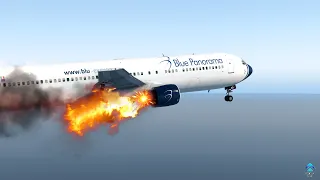 Bursting into Flames Just Before Takeoff in Rome [Real Audio] | Mayday: Air Disaster (4K)