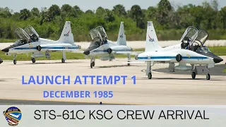Columbia STS-61C T-38 KSC Crew Arrival