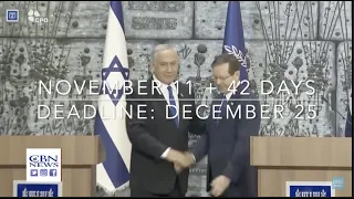 Netanyahu DEADLINE to form government is Last Day of Hanukkah / Christmas