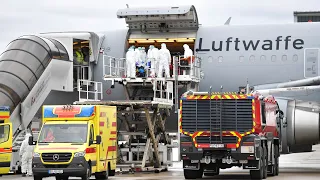 Bundeswehr verlegt Covid-Intensivpatienten per Medevac-Flugzeug