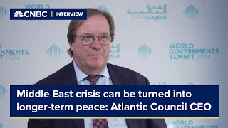Middle East crisis can be turned into longer-term peace: Atlantic Council CEO