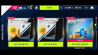 ASPHALT 9 - RAGING BULL RELAY PACKS OPENNING 🔥🔥🔥