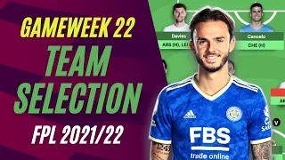 FPL GW22 TEAM SELECTION | DOUBLE GAMEWEEK! | SON REPLACEMENTS? | Fantasy Premier League Tips 2021/22