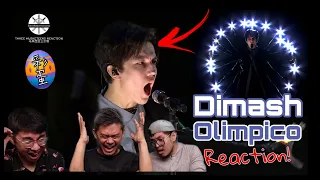 【REACT】Dimash (Димаш) 迪玛希《Olimpico》气势非凡 完美无瑕的歌剧演唱再一次征服三剑客 || 3 Musketeers Reaction马来西亚三剑客【ENG SUBS】