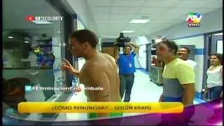 COMBATE Kraig enseña como fingir una Renuncia en Vivo 07/03/14